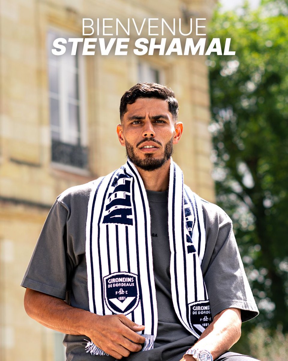 𝘽𝙞𝙚𝙣𝙫𝙚𝙣𝙪𝙚 𝙎𝙩𝙚𝙫𝙚 💙🤍

Steve Shamal fait son retour aux Girondins de Bordeaux ! Formé au Club avant de poursuivre sa carrière en Ligue 2 et en National, cet ailier apportera sa qualité de dribble et sa capacité à faire des différences sur le côté. Âgé de 29 ans il