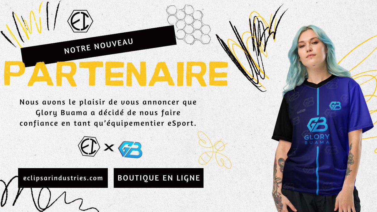 Eclipsar Industries SAS (@eclipsarteam) on Twitter photo 🚨 NOUVEAU PARTENARIAT
<a href="/BulmaGlory/">Glory Buama</a> rejoint l'aventure ! 💙
On est super contents d’annoncer notre partenariat avec Glory Buama, une team qui monte et qui a choisi de s’équiper chez nous.
Design clean, textile au top, et valeurs partagées 💪
👉 Le maillot est déjà dispo sur 🚨 NOUVEAU PARTENARIAT
<a href="/BulmaGlory/">Glory Buama</a> rejoint l'aventure ! 💙
On est super contents d’annoncer notre partenariat avec Glory Buama, une team qui monte et qui a choisi de s’équiper chez nous.
Design clean, textile au top, et valeurs partagées 💪
👉 Le maillot est déjà dispo sur