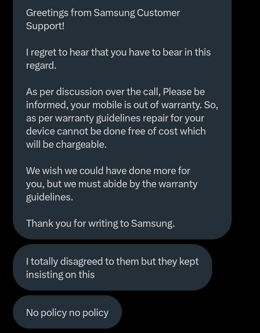 Update : I'm getting quite disturbing news on this matter , wanted to make all of you aware about it. 

I initially got 1 user with the S24 series &amp; i thought this may be a once in a blue moon scenario &amp; considering how recent of a flagship device it is , samsung will be