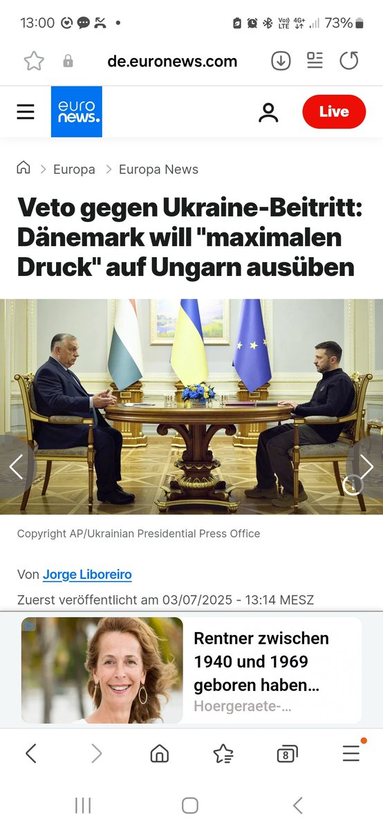 Danke #Dänemark!!!
Das einzige Land, das die Eier hat, diese korrupte, rassistische, homophobe Putinpuppe #Orban zu stoppen.

<a href="/_FriedrichMerz/">Friedrich Merz</a> <a href="/vonderleyen/">Ursula von der Leyen</a>