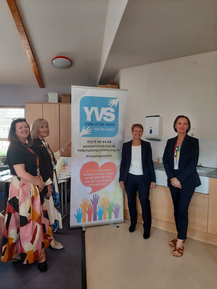 AandSPCC's tweet image. Last week I visited Young Victim Service (YVS) and the Youth Justice Service (YJS) in North Somerset.
YVS supports children and young people victims of all crime and antisocial behaviour across Avon and Somerset area.
@youngvictims