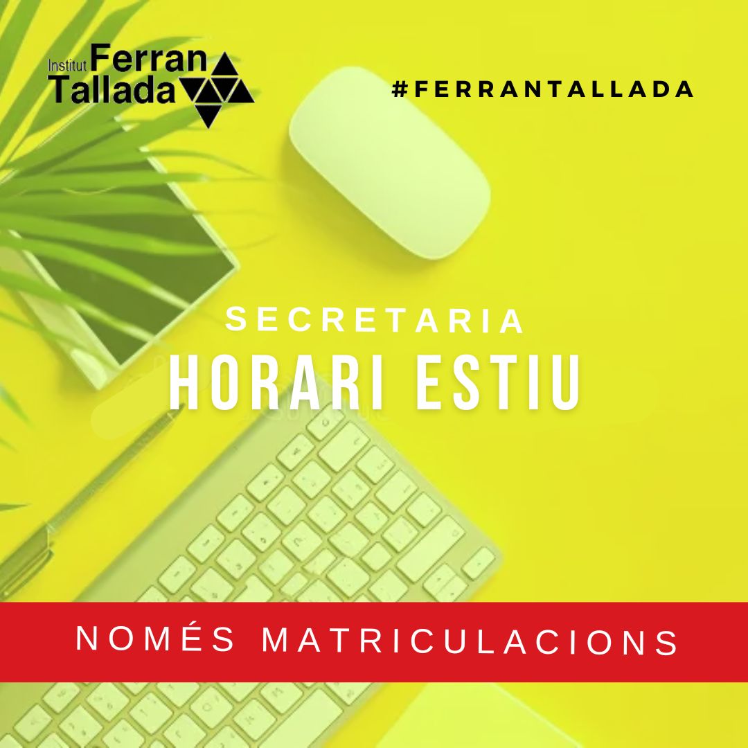 IES FERRAN TALLADA tweet media