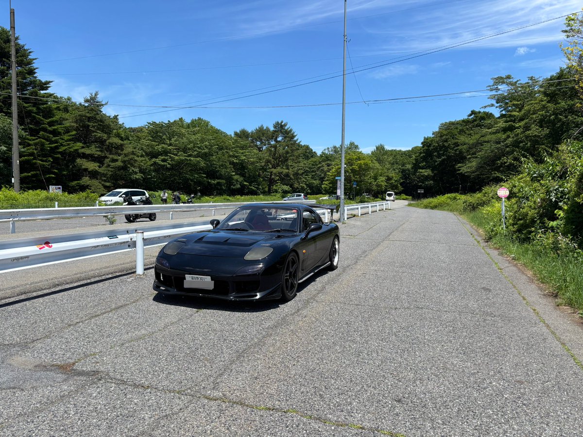 #セブンの日
ということで。
あ、ちょっと仕様変更したんですよ。

ドリ車感出ちゃったけど、ちゃんとしたホイールに変えるまでひとまずこれで。