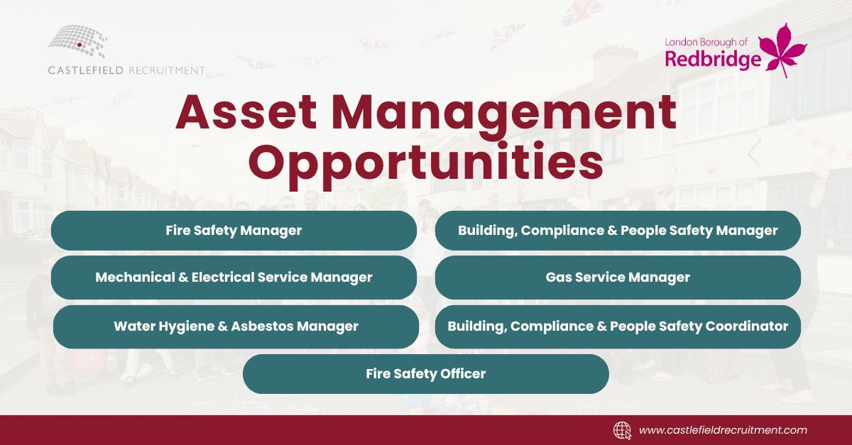 Castlefield Recruitment are delighted to partnering with London Borough of Redbridge to lead the recruitment that will shape their new Asset Management Team structure.

Click here to apply: microsite-castlefieldrecruitment.com/london-borough…  

#recruitment #redbridge #socialhousing #assetmanagment