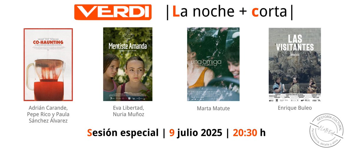 Si aún no has visto Co-Haunting en la gran pantalla y/o te apetece ver  otros cortos de pata negra, no faltes a LA NOCHE + CORTA en los Verdi de  Barcelona y Madrid!