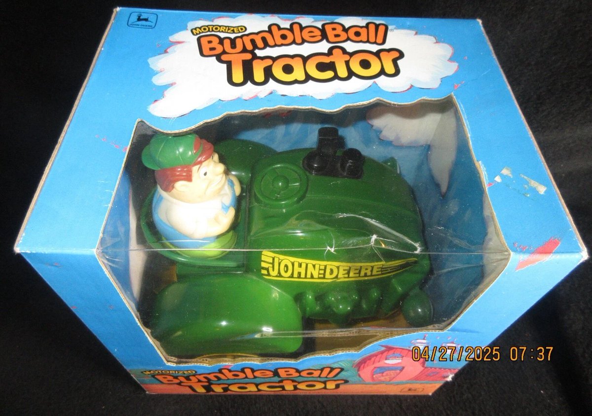 RusticTrove's tweet image. Vintage ERTL John Deere Motorized BumbleBall Tractor 1/16 ebay.com/itm/2972558415… #eBay via
@eBay
#JohnDeere #toy #toycollector #Kids #Funtimes #Ertl #tractors #collector #collectible #Agriculture #homestead #ebay #gifts #farmer #FarmLife #agtwitter