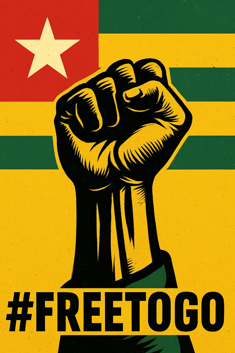 B~Butterfly🦋 (@bwishiasbb) on Twitter photo Bonjour à toutes les consciences éveillées.
Pas de bonjour au régime criminel de <a href="/FEGnassingbe/">Faure Essozimna GNASSINGBÉ</a> .
Pas de bonjour à ses ministres, ses milices, ses complices.
Le peuple est en deuil, en colère, mais plus jamais silencieux.
#FreeTogo #FaureMustGo #FaureWillGo Bonjour à toutes les consciences éveillées.
Pas de bonjour au régime criminel de <a href="/FEGnassingbe/">Faure Essozimna GNASSINGBÉ</a> .
Pas de bonjour à ses ministres, ses milices, ses complices.
Le peuple est en deuil, en colère, mais plus jamais silencieux.
#FreeTogo #FaureMustGo #FaureWillGo