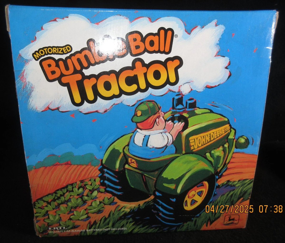 RusticTrove's tweet image. Vintage ERTL John Deere Motorized BumbleBall Tractor 1/16 ebay.com/itm/2972558415… #eBay via
@eBay
#JohnDeere #toy #toycollector #Kids #Funtimes #Ertl #tractors #collector #collectible #Agriculture #homestead #ebay #gifts #farmer #FarmLife #agtwitter