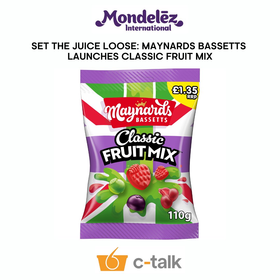 NEWS 📰

Maynards Bassetts is delighted to launch Classic Fruit Mix, a new addition to its line-up of delicious sweets, bringing four of our consumers’ favourite fruity flavours to the range: Apple, Cherry, Strawberry and Blackcurrant.

Jenna Lee, Brand Representative for