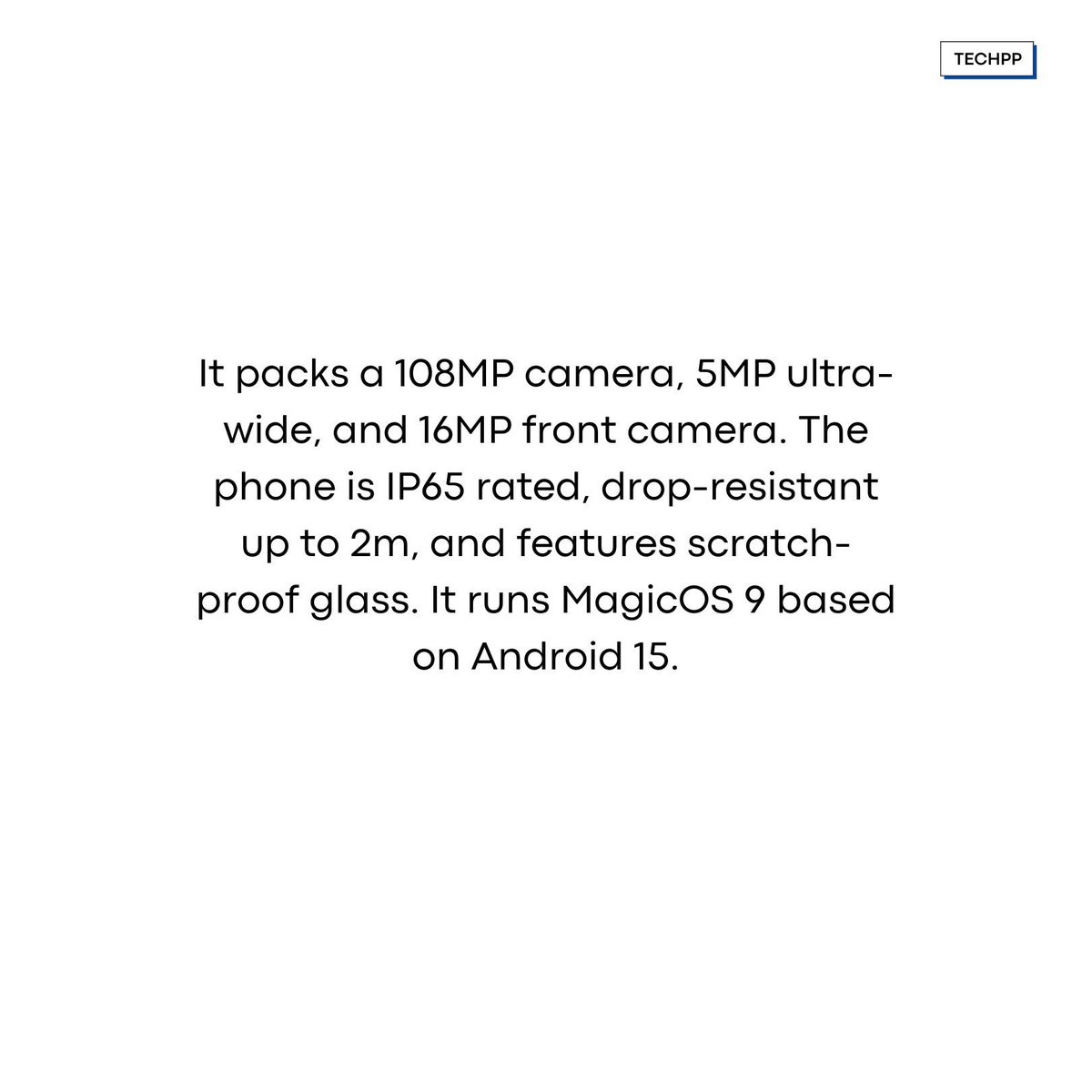 techpp's tweet photo. HONOR X9c 5G launched in India at βΉ21,999
#HONORX9c5G #HONORIndia #HTTech https://t.co/JQKONgquCk
