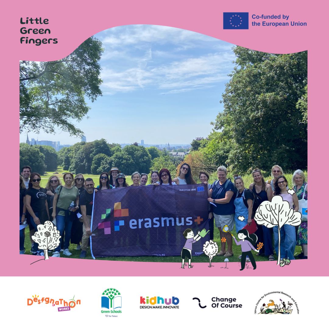 Last month, some of our staff travelled to Brussels with four Irish teachers to meet up with our Little Green Fingers partner organisations and teachers from Belgium, The Netherlands, Serbia and Cyprus for our Teacher Training Event. 

This was an amazing opportunity for