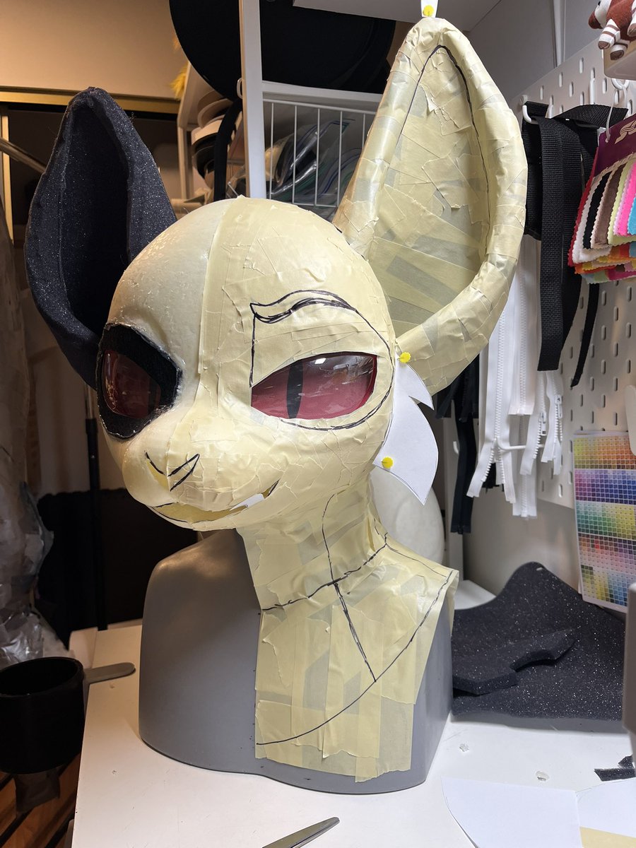 Interested in a ready to fur foam base? I can accept 1 slot for early sept or AFC delivery. Our bases include custom kemono eyes, noses if needed, and an option to upgrade to custom lining with fans. 

DM me with a ref and an offer $1000+ if you’re interested! Only 1 slot.