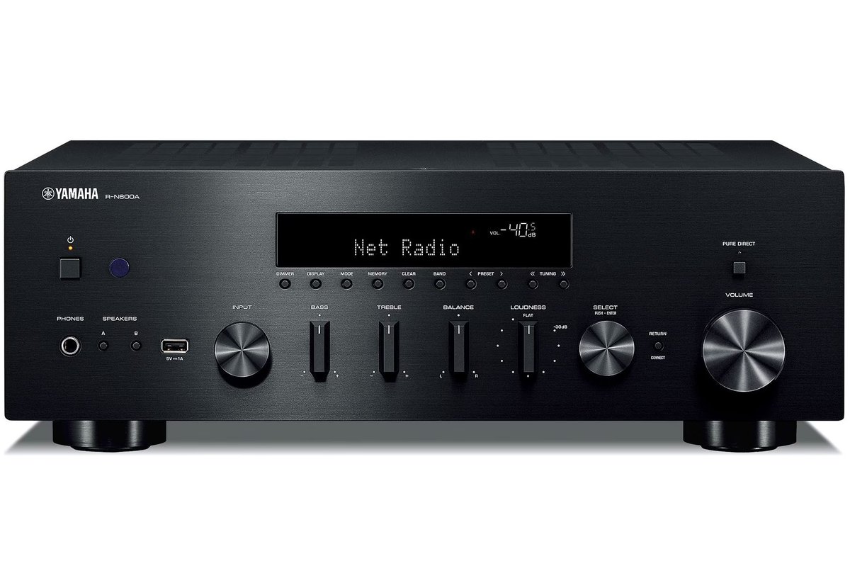 Yamaha R-N600A - ειναι ενας δικτυακος (Ethernet, WiFi, Bluetooth) ραδιοενισχυτης (FM, DAB, Net Radio). Ισχυς 2x80wrms at 8ohms

Μόνο  659€

Ενισχυτής + Ράδιο FM, DAB, DAB+, Net Radio + Streamer + DAC

kosmasaudiovideo.gr/Hxos-HiFi-Netw…