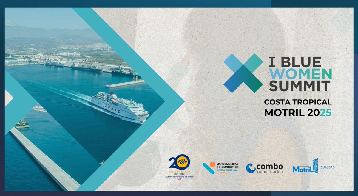 puertodemotril's tweet image. El @puertodemotril acogerá el I Blue Women Summit Costa Tropical para promover el liderazgo femenino en la economía azul. 🦋🌏
Este foro pionero impulsará el talento y la igualdad de oportunidades en el ámbito marino-marítimo andaluz
#20AniversarioAPM