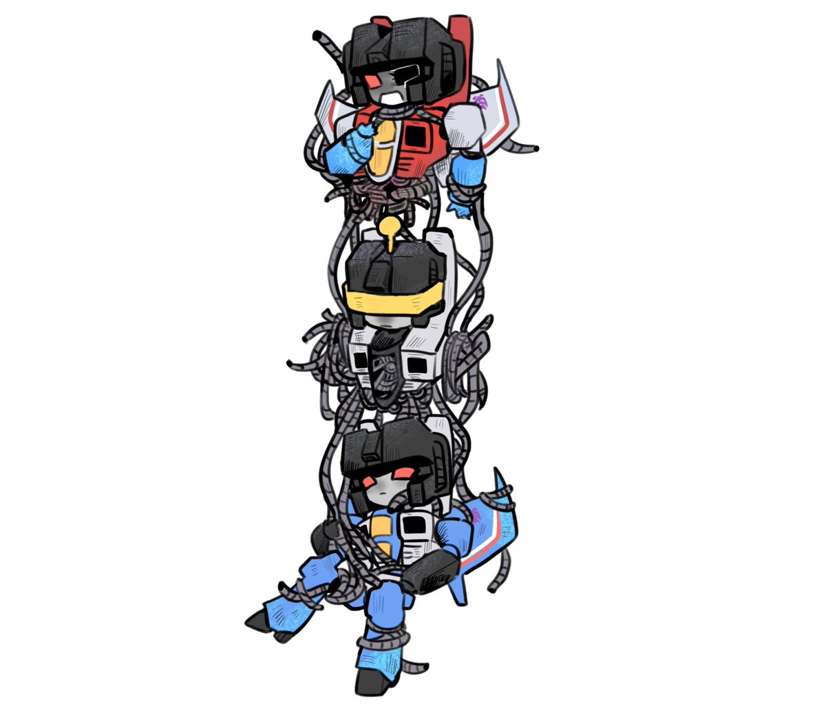 pingzi_piz's tweet image. #starscream
#thundercracker #skywarp
#Transformers