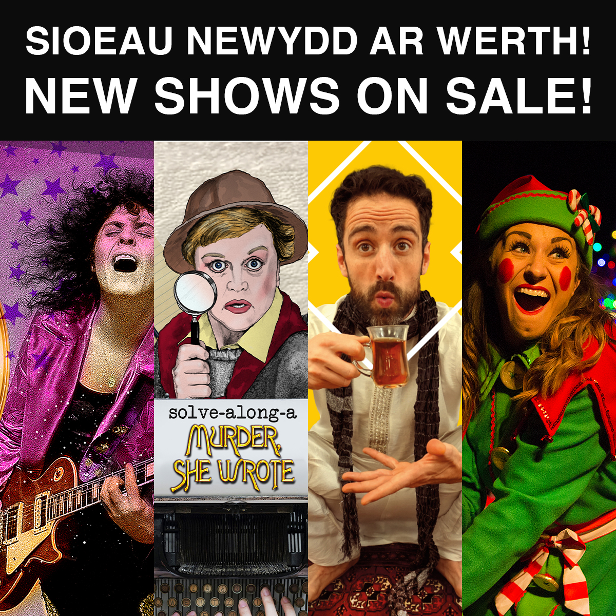 Exciting new shows on sale! Sioeau newydd cyffrous ar werth! mailchi.mp/carmarthenshir…
