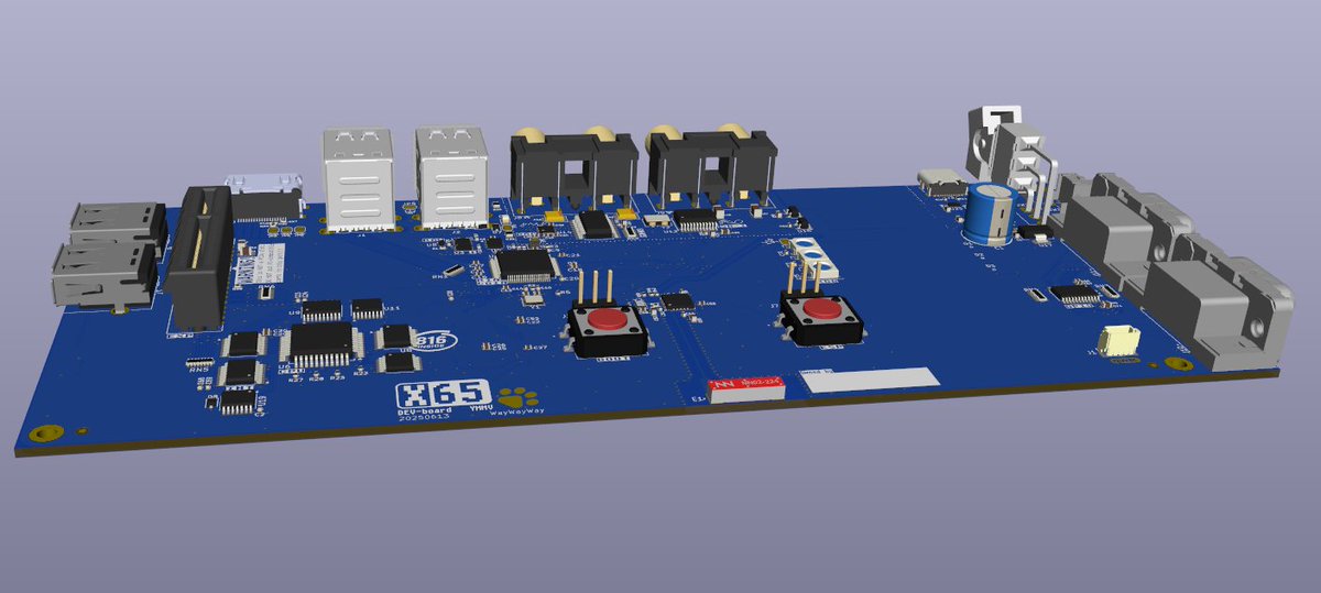 X65pc's tweet image. Working-out the USB ports placement on #X65 main board…
