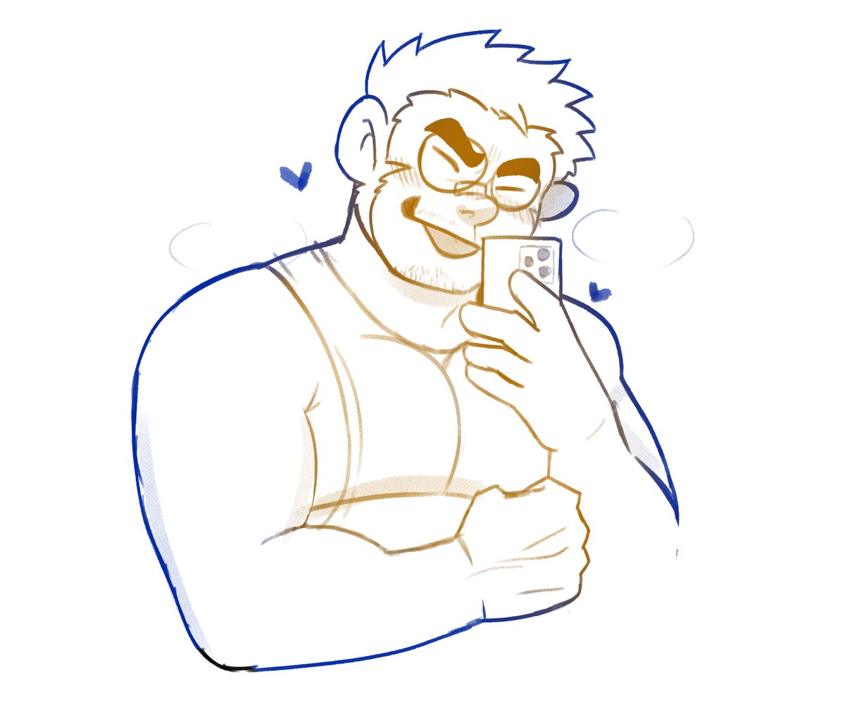 My boyfriend flexing🐵