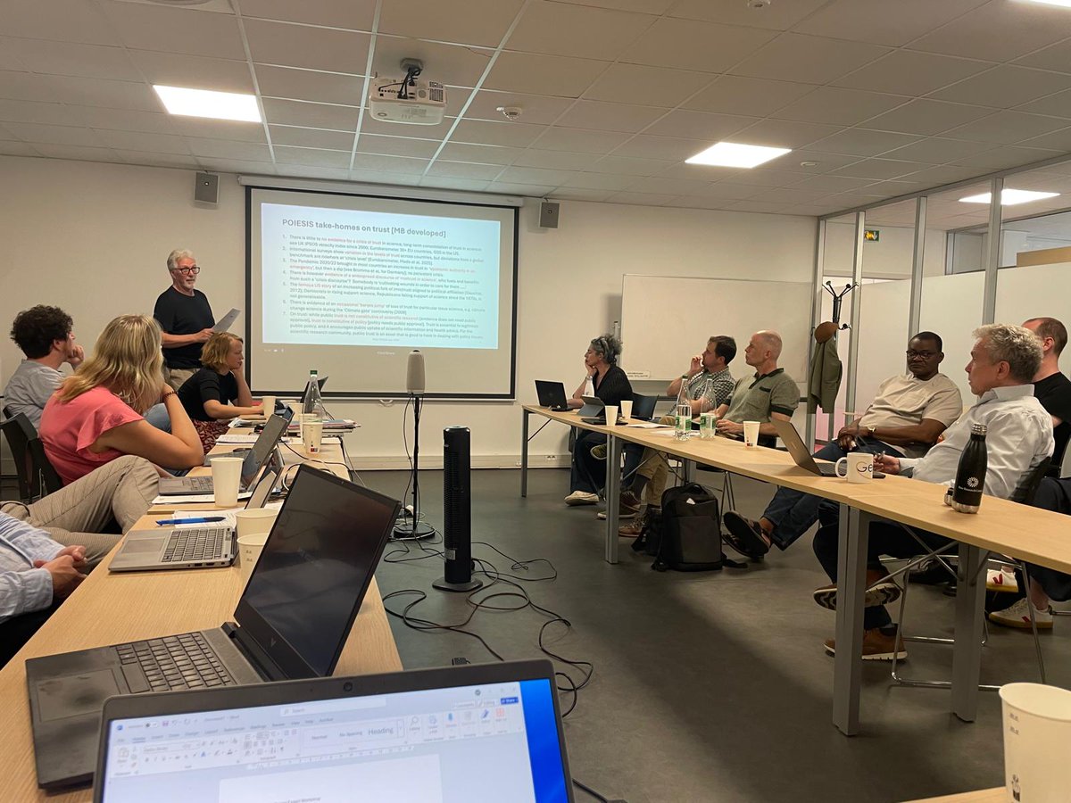 ‼️The third and final POIESIS expert workshop focusing on #TrustInScience took place in Paris on 23 and 24 June 2025. 
🌐It brought together 20 survey experts on trust in science, representing diverse countries across Europe and beyond.
👉Learn more here: poiesis-project.eu/news/the-3rd-p…