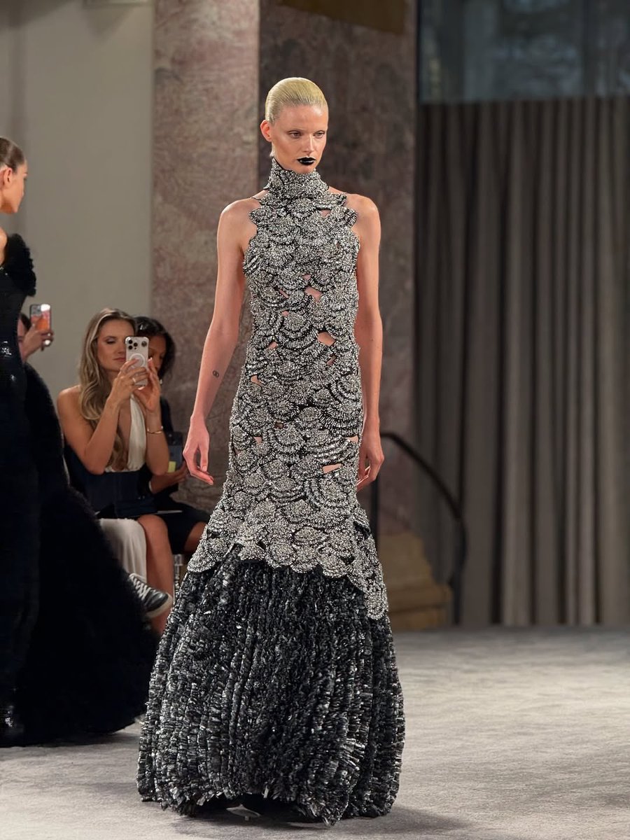 details from schiaparelli fw25 couture