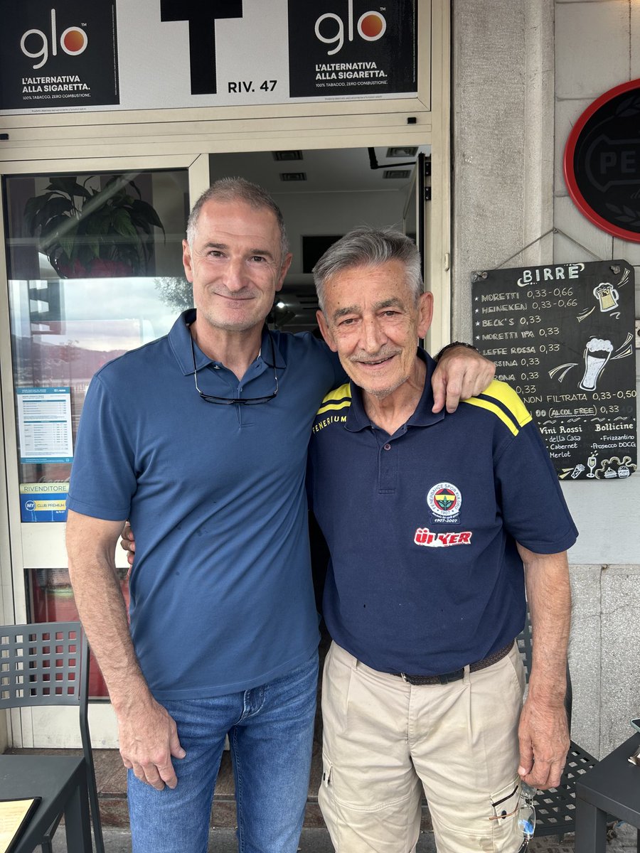 Kafica u Trstu sa nasim najvecim trenerom i jos vecim čovjekom🏀🇧🇦❤️