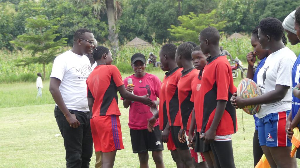 The guests of honour for the RTL Community 7s were Mr Emmanuel Ameda, the CDO of Labongo-Layamo Subcounty &amp; Mr Geoffrey Ocayo Tona, the CDO of Kitgum Matidi Subcounty.
It was the 1st time for Mr Ameda to watch rugby &amp; he enjoyed it very much.🤗

#RugbyTacklingLife
#RotisOnTheRoad