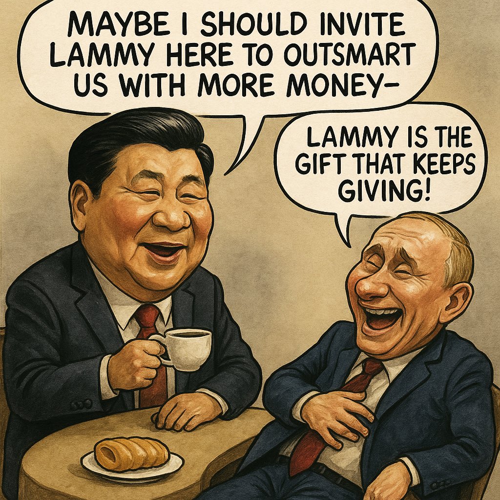 Calamity Lammy outsmarting our enemies with ‘surplus’ cash we seem To have. Is that 150 million to Syria now ?