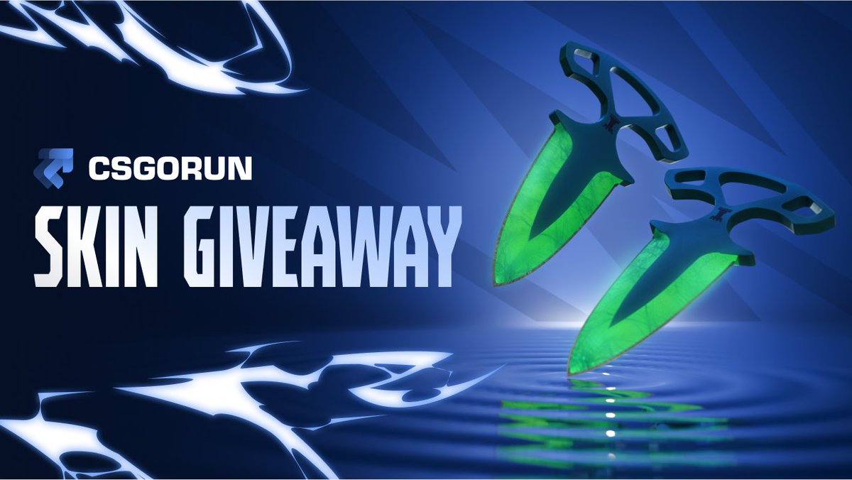 🚨 $220 | ★ Shadow Daggers giveaway

✅ Follow <a href="/csgorun_family/">CSGORUN</a>, 
✅ Like &amp; RT.

Rolling in 7 days!! #CS2Giveaway #cs2skin