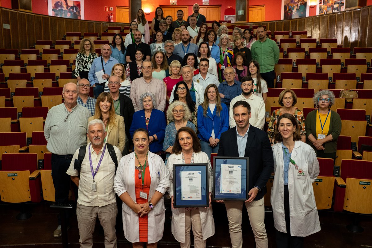 🔝Primer hospital andaluz que acredita la calidad de los procedimientos de participación ciudadana.
Enhorabuena al excelente equipo que trabaja en estrecha colaboración con la ciudadanía para la mejora continua de la asistencia sanitaria. 
huvn.es/noticias/el-ho…