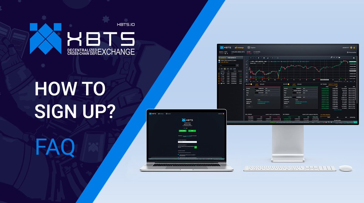 xbtsdex's tweet photo. 🎯How to sign up with XBTS DEX? https://t.co/kIHXXKcY3Z
✅Easily! 
➡️ Create a name & save a passphrase generated by a blockchain. 
✅Done!
🍕No KYC!
📊Trade like a pro and let your cryptos work for YOU!

DEX https://t.co/KM9YElc9s7
DeFi https://t.co/IFVDAD8aFE
FAQ https://t.co/AmiHOmPcv9

#xbtsdex #dex #Crypto #exchange #cryptomarket  #blockchain #trading #CryptoCommunity  #cryptonewstoday #Bitcoin #DeFi #CryptoTrading #CryptoPump #Vaulta #RDD #LTC #RVN #DOGE #sth
