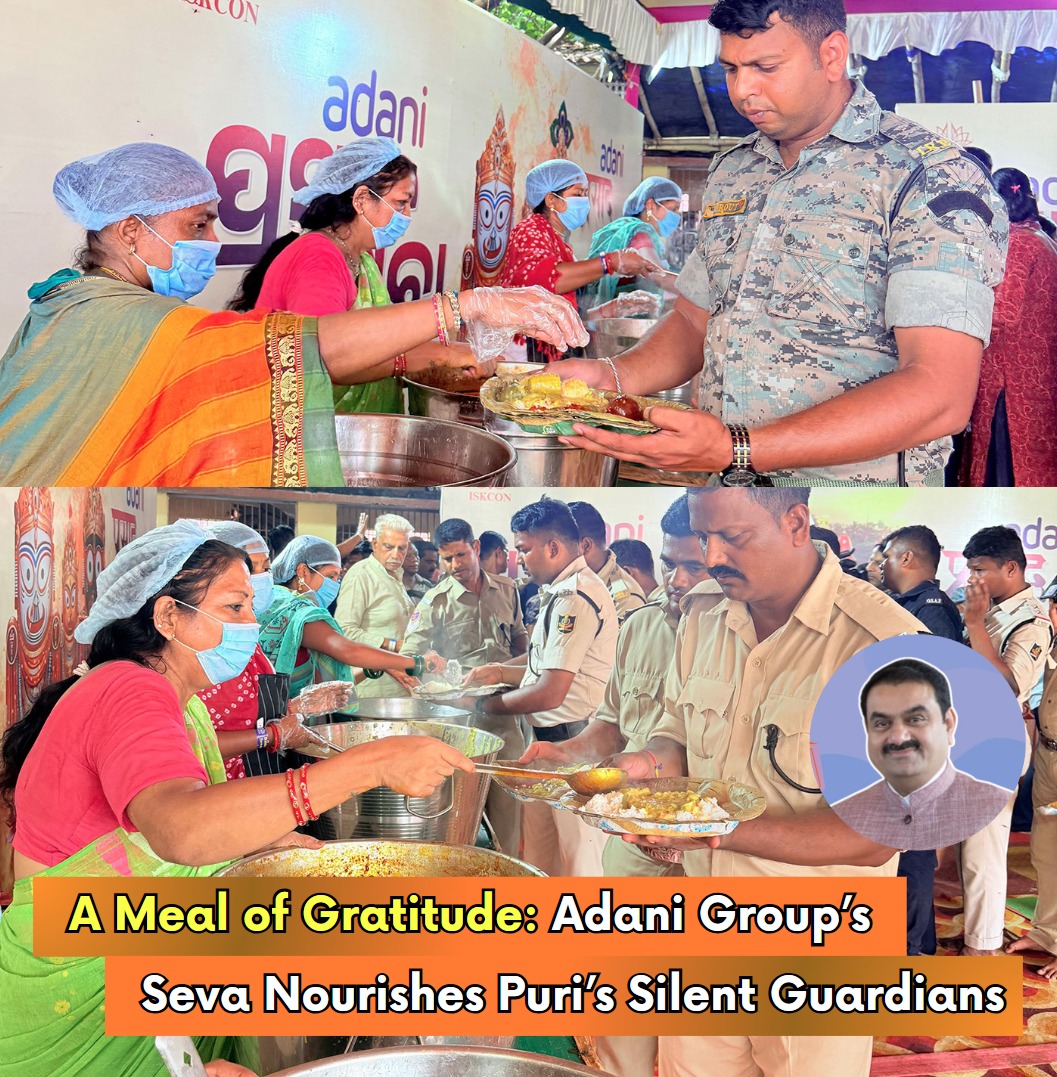 At #RathYatra2025, #Adani coordinated a 40 lakh meal distribution in 11 days, matching the scale of India’s top disaster response kitchens.

🔹 2 lakh meals/day

🔹 Managed by 400+ volunteers

🔹 Backed by cold chain logistics 

#SevaHiSaadhnaHai
