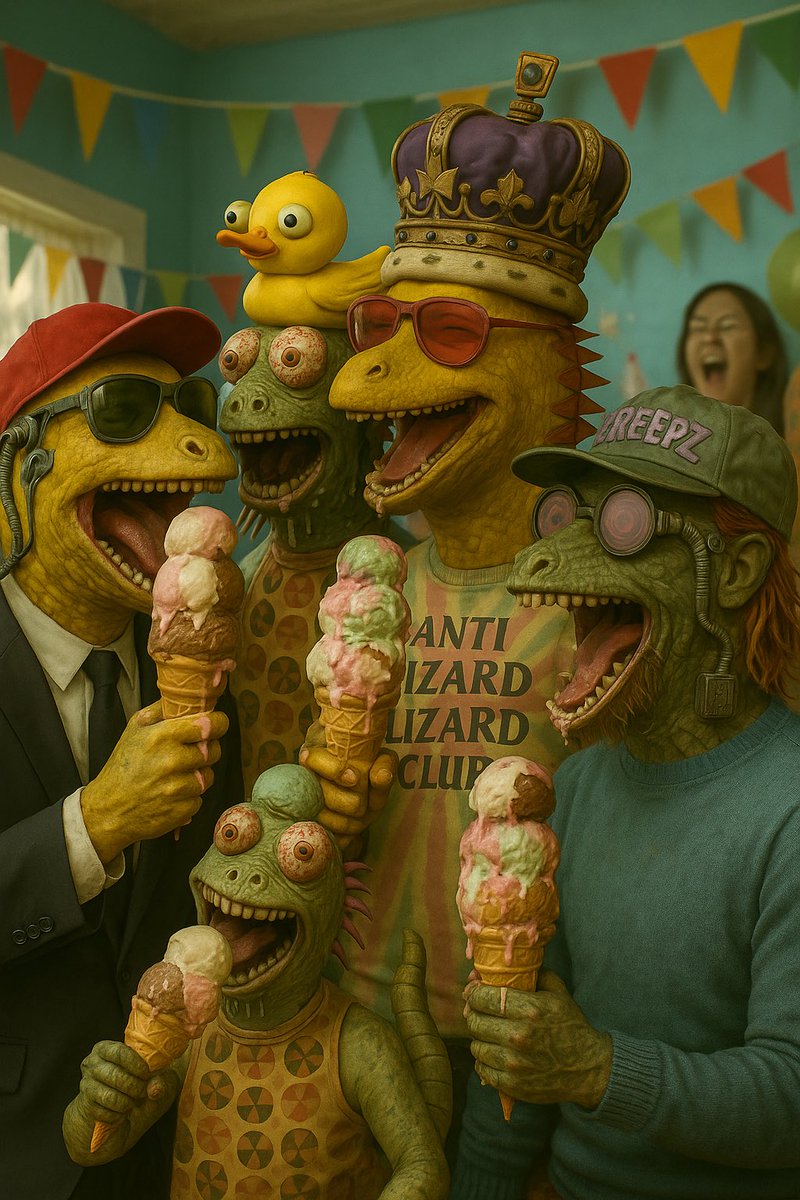 troy3xyz's tweet image. What’s the point of world domination if there’s no ice cream? 🍦🦎
@creepz
#Creepz #LizardLife #IceCreamAgenda