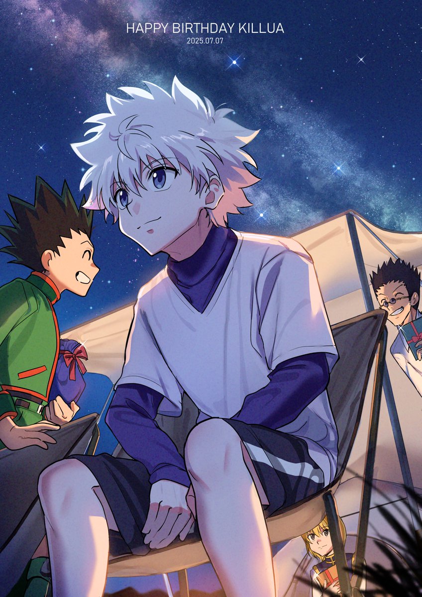 キルアくんお誕生日おめでとう！💙🌟
#キルア誕生祭2025
#キルア生誕祭2025