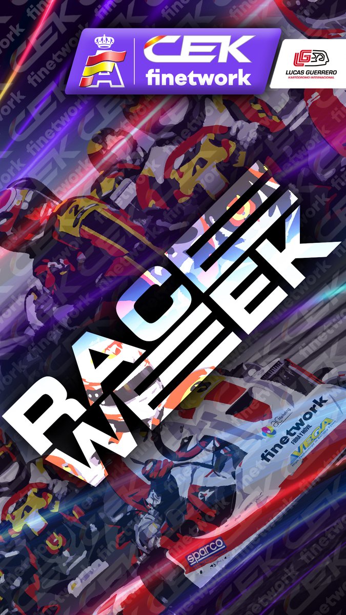 ¡Entramos en SEMANA DE CARRERAS! 🥳

Os esperamos a todos desde el viernes en <a href="/KartodromoVlc/">Kartodromo Valencia</a>. 😊

#CEKFinetwork | <a href="/finetwork/">Finetwork</a>