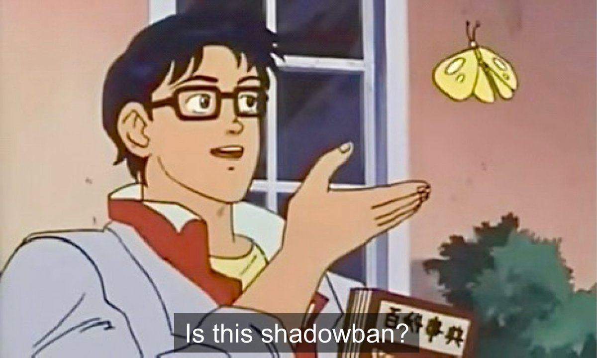Btw I feel like I’ve actually been shadow banned, and I don’t know what to do with this information 🫠