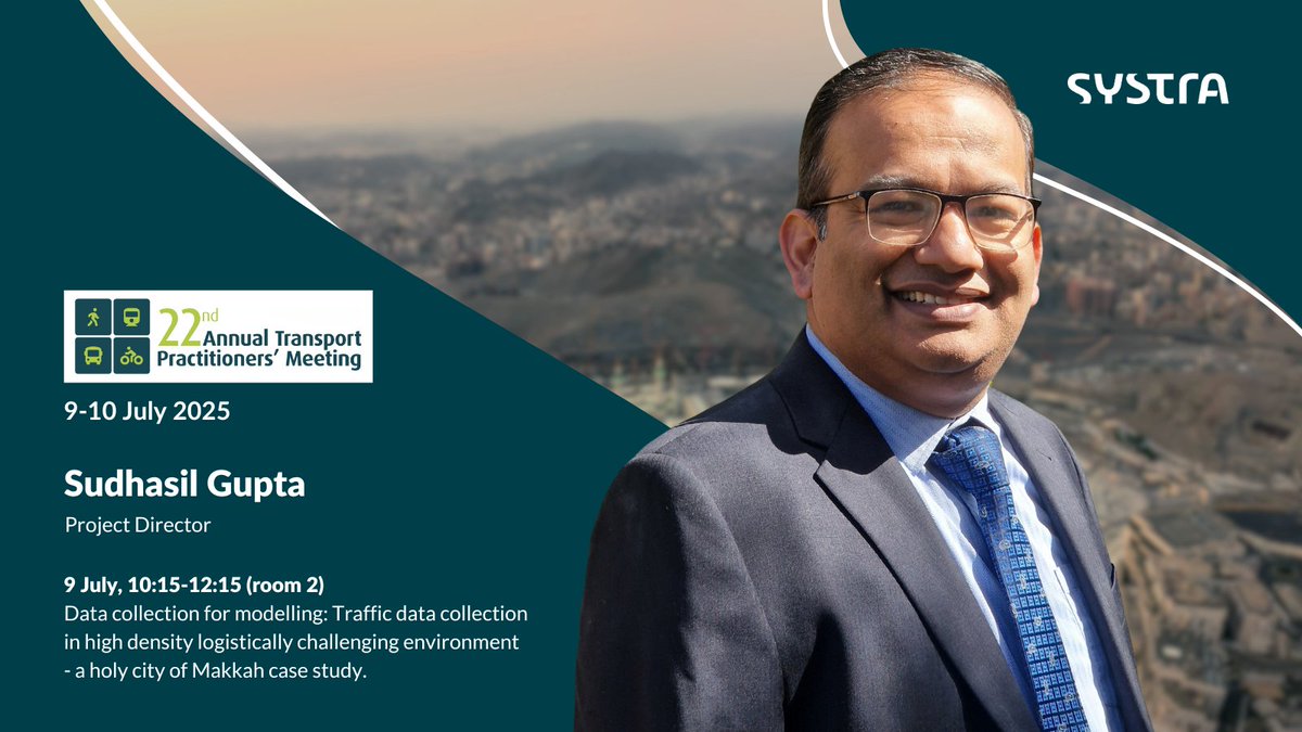 How should pre-survey planning activities in high-density, culturally significant areas be approached? 🤔

Hear from Sudhasil at #2025TPM where he will be discussing his paper on traffic data collection in #Makkah. 👇

Our #transportdata services ➡️ loom.ly/5pFbq0k