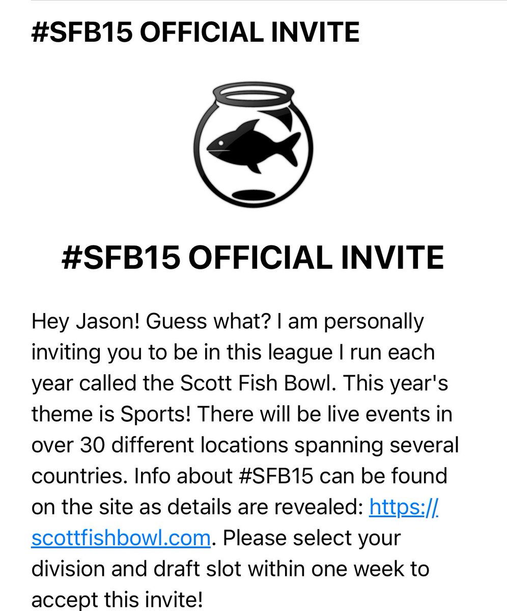 TheWayneJason's tweet photo. Shocked and thrilled for the invite this morning! Better study those settings now 🤣 #SFB15 https://t.co/5weJhST8Rv
