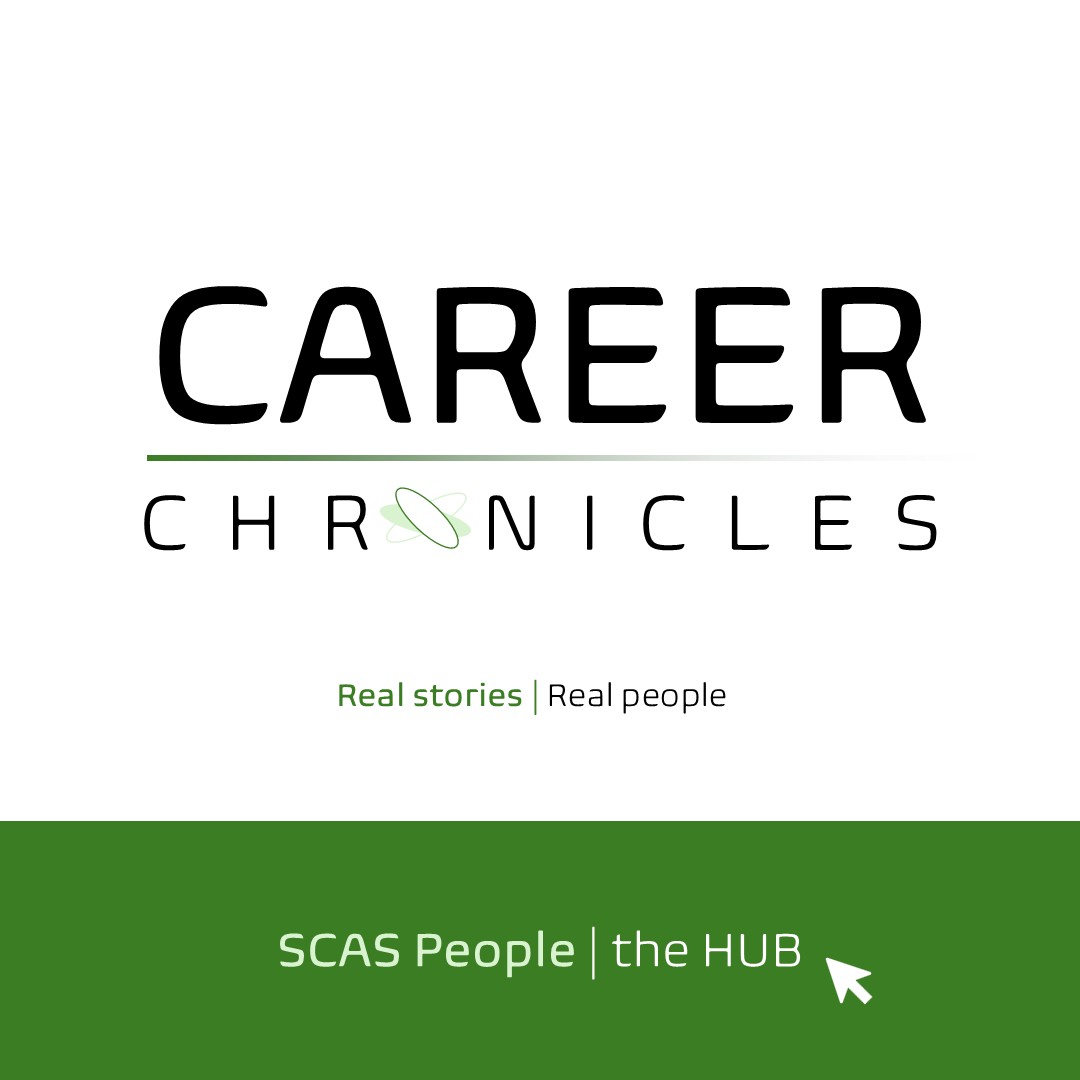 DIFFICULT ROADS OFTEN LEAD TO BEAUTIFUL DESTINATIONS
The latest Career Chronicles stories are here

New to Career Chronicles? Check out our stories on the internal SCAS People page on the HUB Portal. Accessible with a SCAS account only.

#scaspeople #careers #stories #inspiration