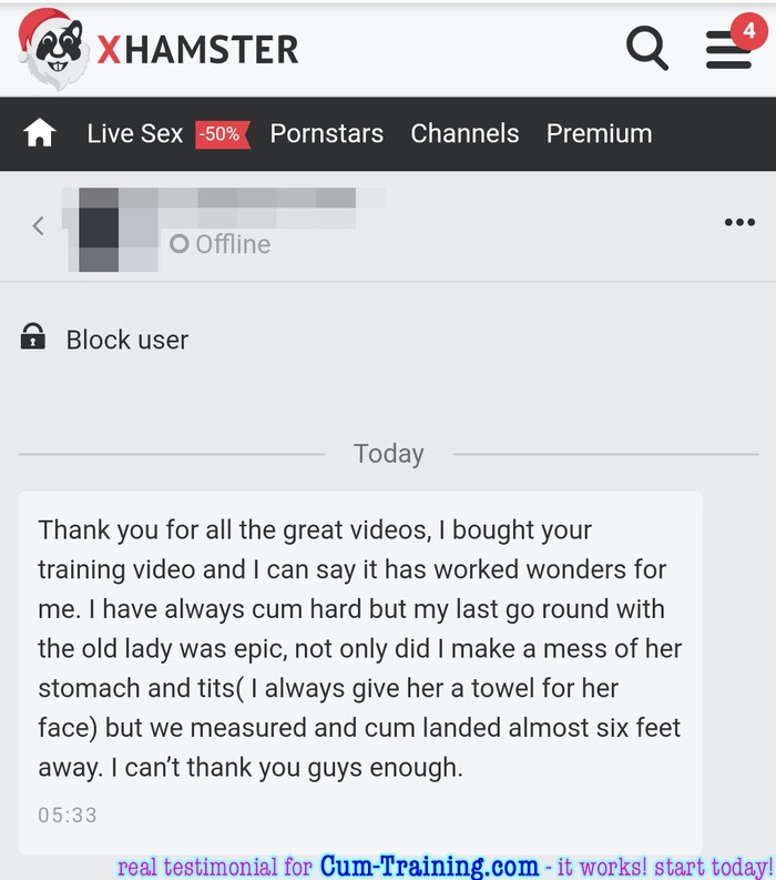 Like all skills, shooting bigger loads can be trained, not eaten. - People tell me it works ➡️ cum-training.com 😘