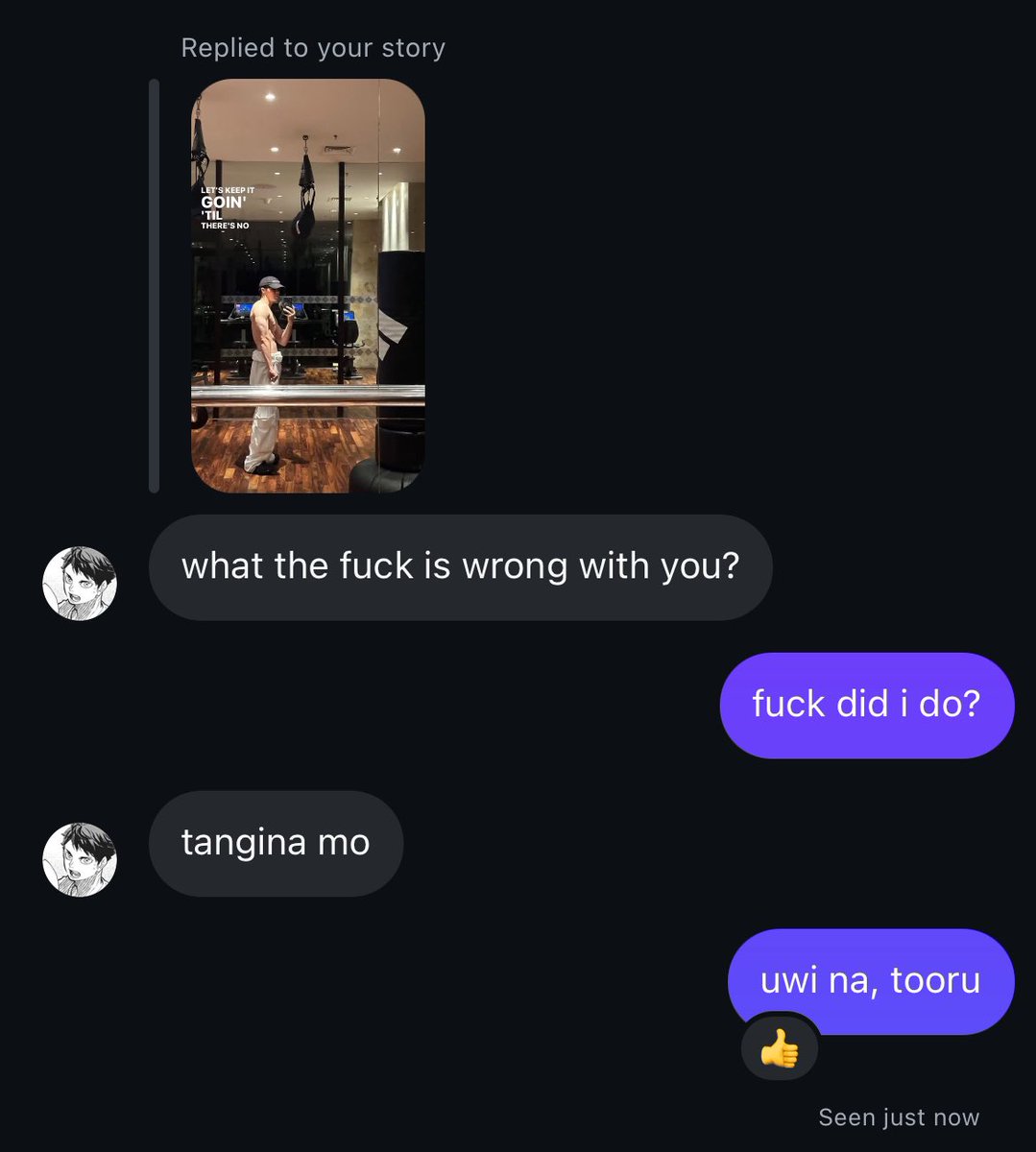 winsarkibo's tweet photo. do you mind?
— an #iwaoi mini filo au

argentina’s biggest flirt moves in. petty texts, thirst traps—the line between irritation and obsession blurs. 

does iwaizumi mind? certainly… not. https://t.co/lNydArr8MN