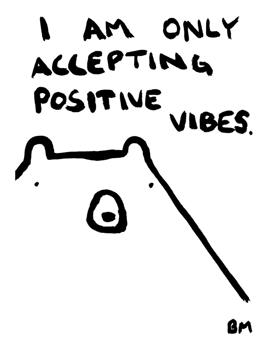 Badly Drawn Bears (@badlydrawnbears) on Twitter photo Unfortunately, due to recent events, I am only accepting positive vibes xox Unfortunately, due to recent events, I am only accepting positive vibes xox
