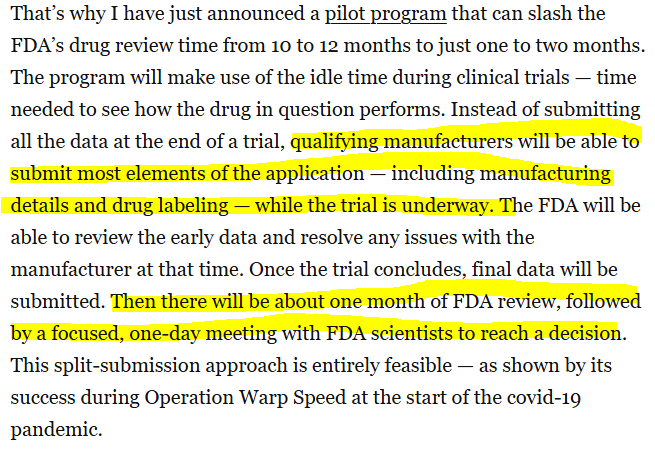 $LXEO Breakthrough Designation. Also, selected for FDA CMC Development and Readiness program (to enable CMC approval readiness). Could this be how Makary gets his two month approvals? $XBI