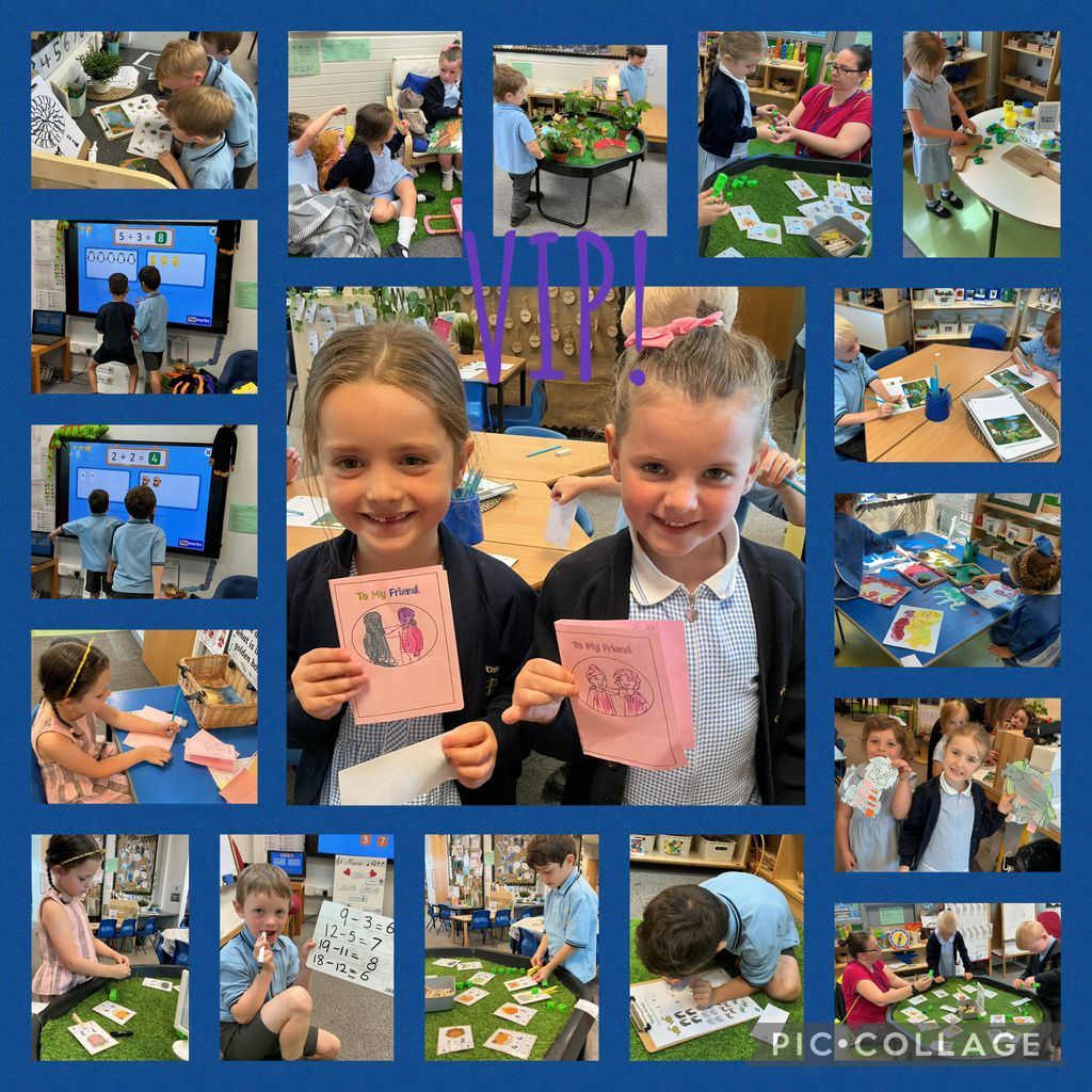 Reception have had a busy start to the week in VIP time! #eyfsstjoes 🐯🦁🐒🦓🦒