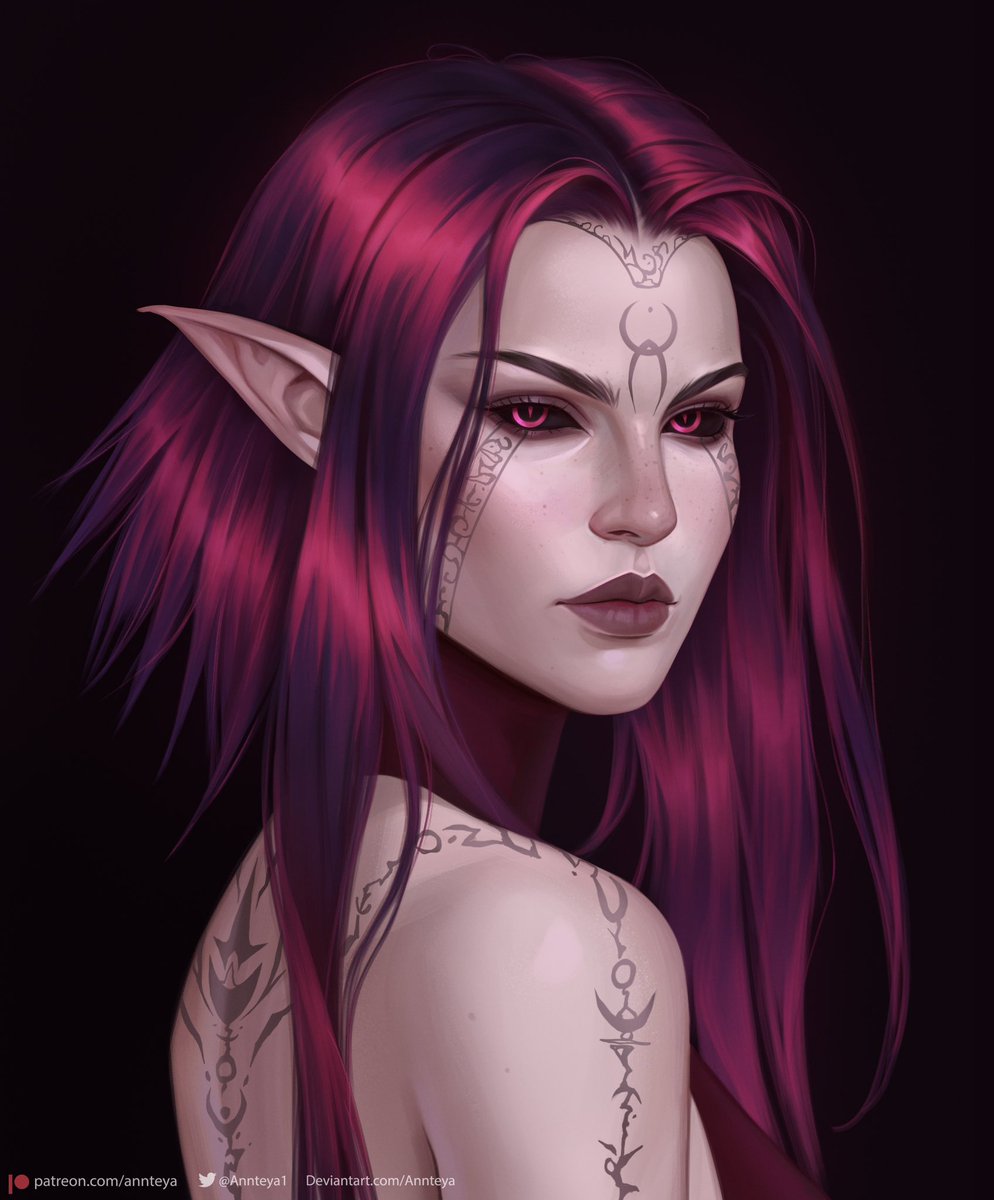 Tiamat, commission portrait
