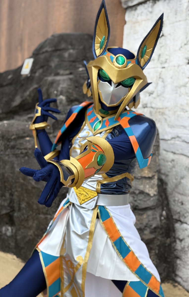 kiryu410's tweet photo. 我こそが太陽の森の防人“アメン”だ！

仮な所はありますが無事アメンをイベントに出す事ができました✨✨

改善点はいくつか見えてきたけど初出しとしては頑張った我！！

1枚目（@guy_ferd ）
2枚目（@geroriann ）

 #戦隊レッド異世界で冒険者になる
 #異世界レッド
#ラグコス2025 https://t.co/cX8Itcw3Pp