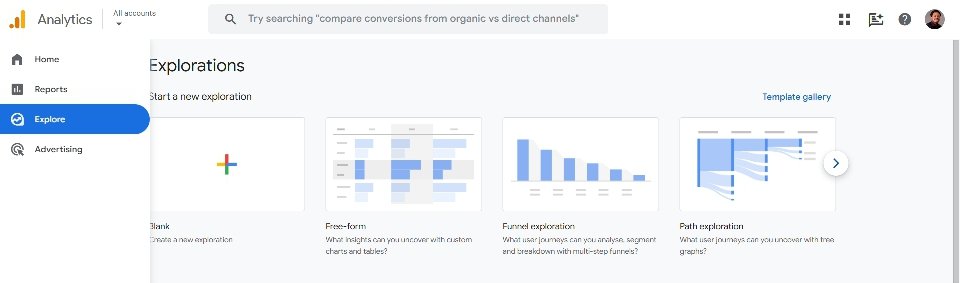 Techtonikk's tweet image. Explorations in GA4 let you actually analyze user behavior — not just report it.
You can:
* Visualize user funnels
* Trace their path step-by-step
* Compare overlapping segments etc.
Basically, if you want answers, not just metrics — head to Explore.
#GA4 #WebAnalytics
#GTM
