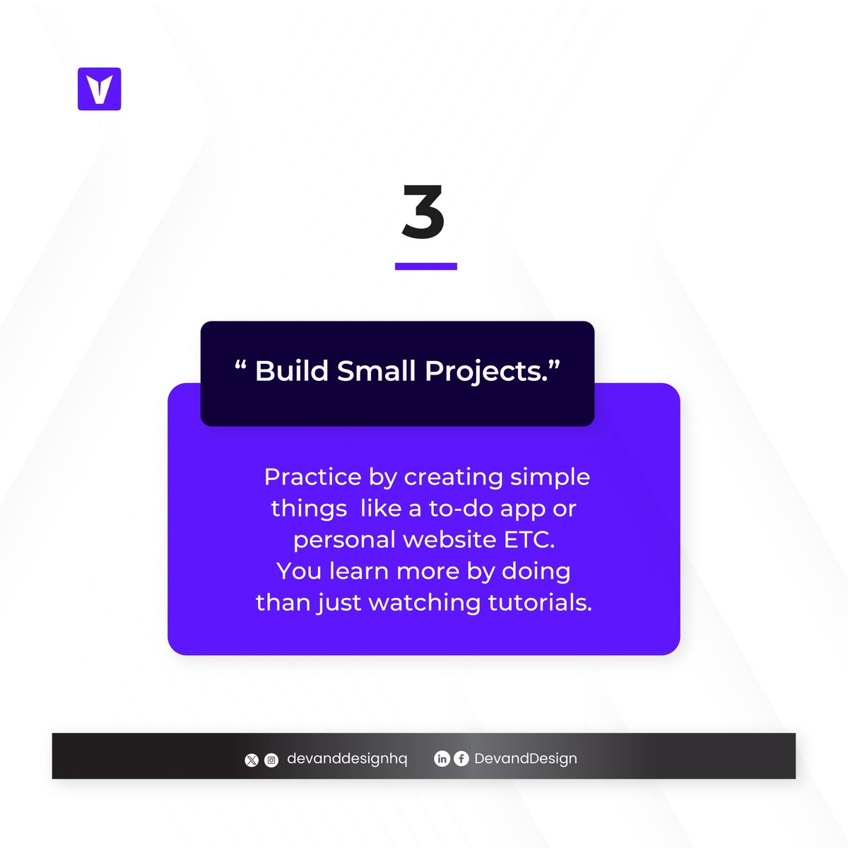 devanddesignhq's tweet image. Just getting started in tech?
We know it can feel overwhelming ,that’s why we put together a few simple tips to help you start strong. 💡

Whether you’re learning to code, design, or just exploring, these tips will help you stay focused, avoid burnout, and keep showing up.