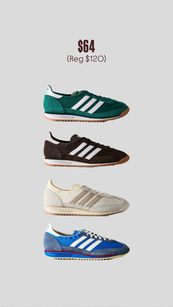 The shoe of the summer on an incredible deal! These adidas are both comfortable and stylish! On sale NOW!

liketk.it/5i3Vv