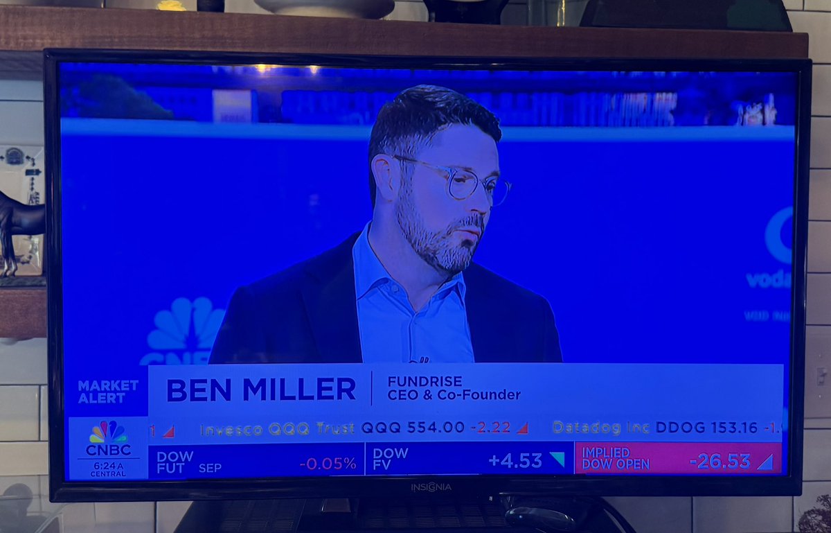 Let’s get <a href="/BenMillerise/">Benjamin Miller</a> in a room with <a href="/Waymo/">Waymo</a> for a funding round from- <a href="/fundrise/">Fundrise</a>, “the Vanguard of tech.”