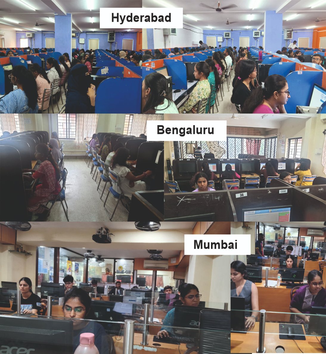 ICMRNIN's tweet image. NIN Common Entrance Test (N-CET) 2025 for admission into MSc courses at NIN was conducted successfully at multiple centres - Hyderabad, New Delhi,  Kolkata, Mumbai and Bengaluru yesterday.  Out of 418 registered candidates, 90% attended. 
@ICMRDELHI @MoHFW_INDIA @DeptHealthRes